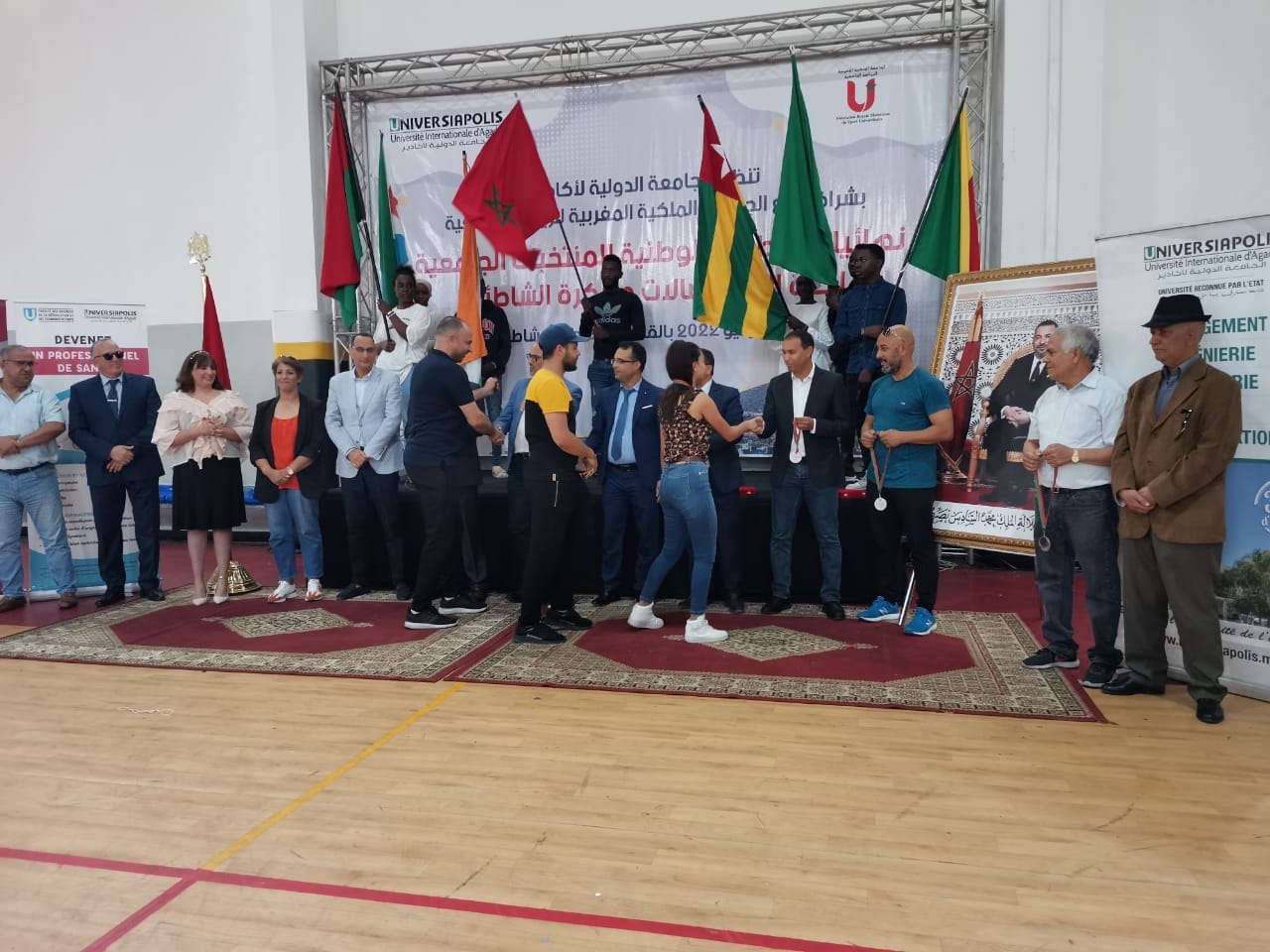 Le Championnat National Universitaire de Futsal et de Beach Soccer à Agadir à l'Université UNIVERSIAPOLIS